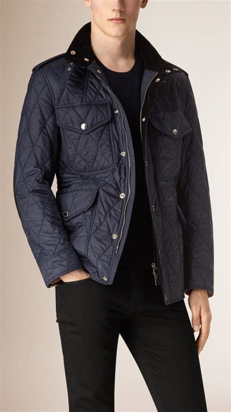 burberry gabardine harrington jacket|burberry diamond quilted field jacket.